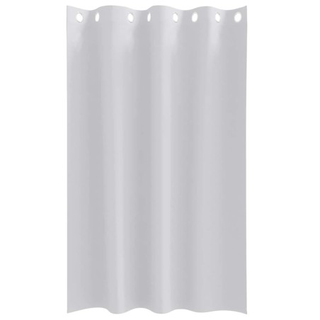 Rideaux avec des rideaux 2 pcs Gris pâle 175 x 140 cm Polyester 