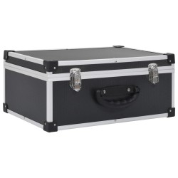 Étui de CD pour 60 CD Aluminium ABS Noir 