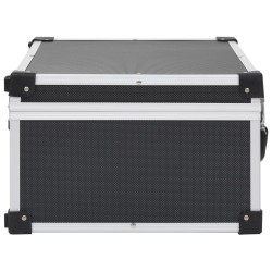 Étui de CD pour 60 CD Aluminium ABS Noir 