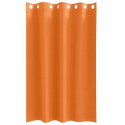 Rideaux 2 pcs Orange vif 175 x 140 cm Polyester 