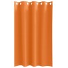 Rideaux 2 pcs Orange vif 175 x 140 cm Polyester 