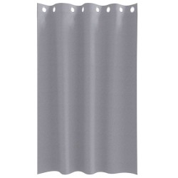 Rideaux 2 pcs Gris clair 175 x 140 cm Polyester 