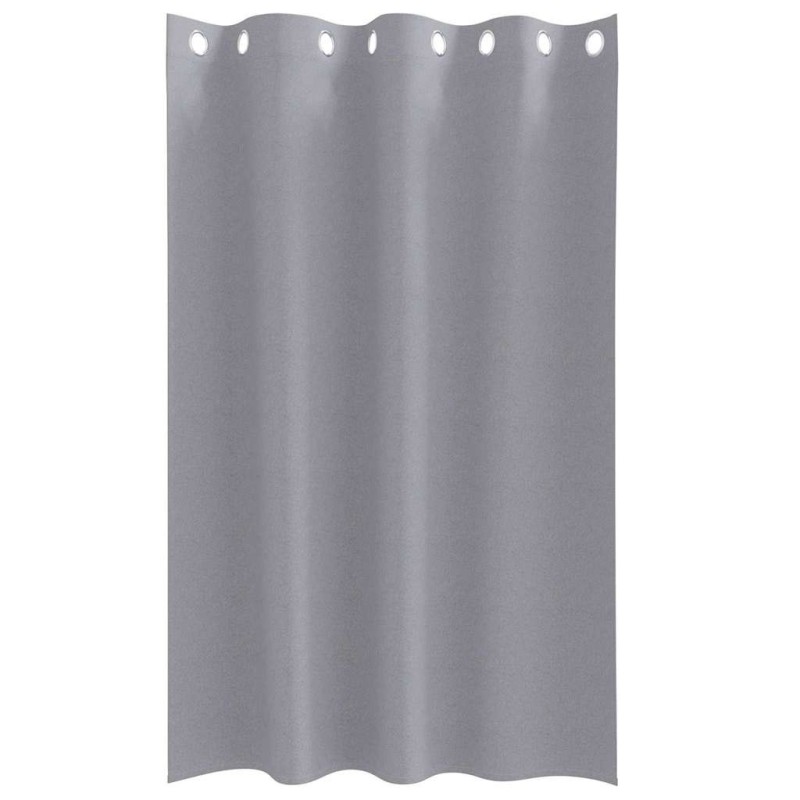 Rideaux 2 pcs Gris clair 175 x 140 cm Polyester 