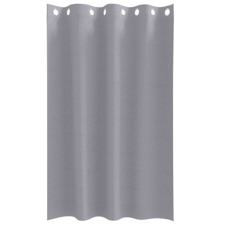 Rideaux 2 pcs Gris clair 175 x 140 cm Polyester 