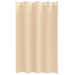 Rideaux avec des rideaux 2 pcs Crème 175 x 140 cm Polyester 