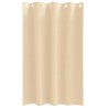 Rideaux avec des rideaux 2 pcs Crème 175 x 140 cm Polyester 