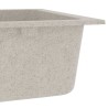 Évier de cuisine beige 760x480x184 mm granit 