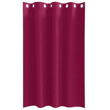 Rideaux avec des rideaux 2 pcs Bordeaux 175 x 140 cm Polyester 