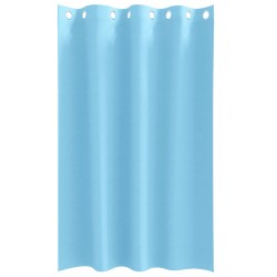 Rideaux 2 pcs Bleu clair 175 x 140 cm Polyester 