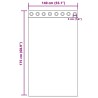 Rideaux 2 pcs Bleu clair 175 x 140 cm Polyester 