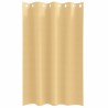 Rideaux avec des rideaux 2 pcs Beige 175 x 140 cm Polyester 