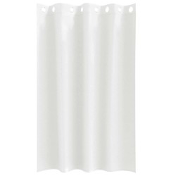 Rideaux avec des rideaux 2 pcs Blanc pur 175 x 140 cm Polyester 
