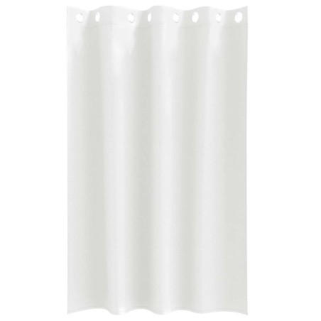 Rideaux avec des rideaux 2 pcs Blanc pur 175 x 140 cm Polyester 