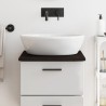 Comptoir de salle de bain marron foncé 40x60x2 cm bois traité 