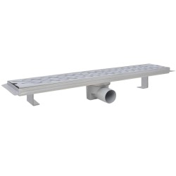 Drain de douche linéaire 630 x 140 mm Acier inoxydable 