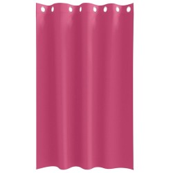 Rideaux avec des rideaux 2 pcs Rose vif 175 x 140 cm Polyester 