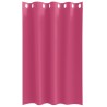 Rideaux avec des rideaux 2 pcs Rose vif 175 x 140 cm Polyester 