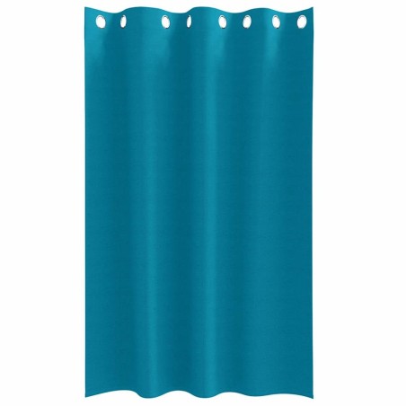 Rideaux avec des rideaux 2 pcs Turquoise 175 x 140 cm Polyester 