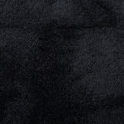 Tapis OVIEDO à poils courts noir 120x120 cm 