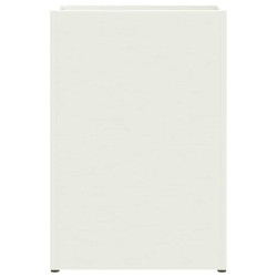 Support de parapluie en blanc, 28x12x41 cm, en acier 