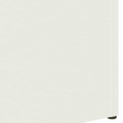 Support de parapluie en blanc, 28x12x41 cm, en acier 