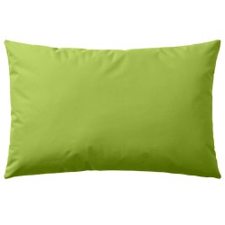Oreiller d'extérieur lot de 2 60 x 40 cm Vert pomme 