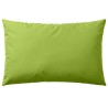 Oreiller d'extérieur lot de 2 60 x 40 cm Vert pomme 