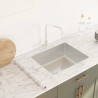 Autocollant auto-adhésif pour meuble blanc marbré 90x500 cm PVC 