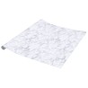 Autocollant auto-adhésif pour meuble blanc marbré 90x500 cm PVC 