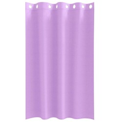 Rideaux avec des rideaux 2 pcs Violet 175 x 140 cm Polyester 
