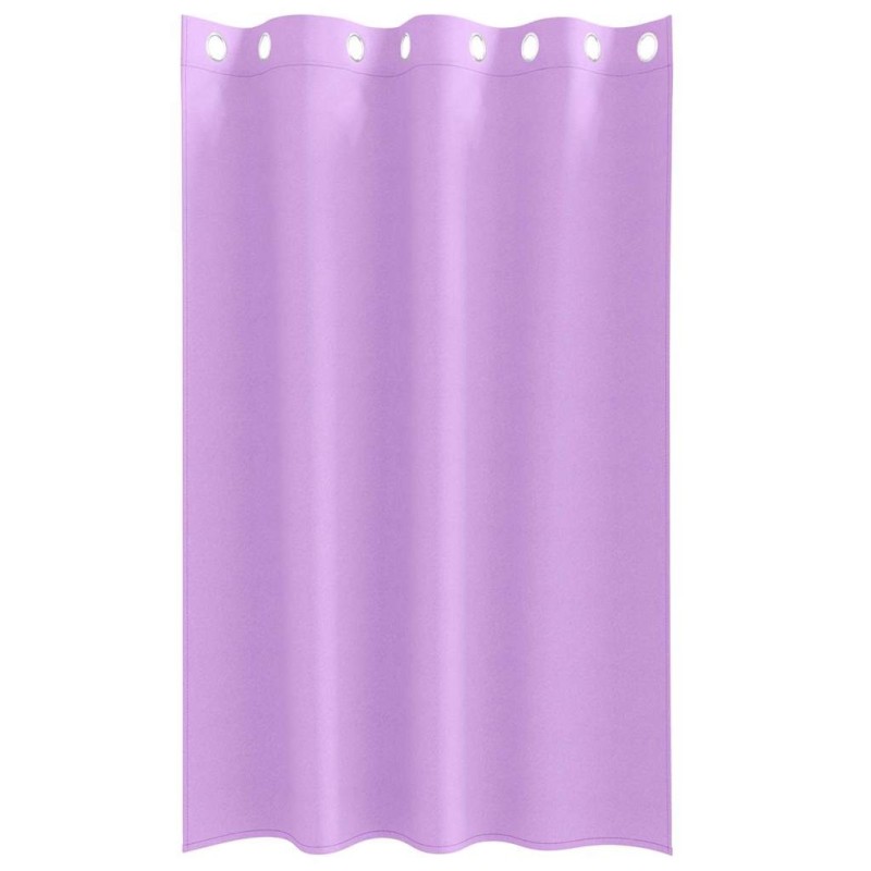 Rideaux avec des rideaux 2 pcs Violet 175 x 140 cm Polyester 