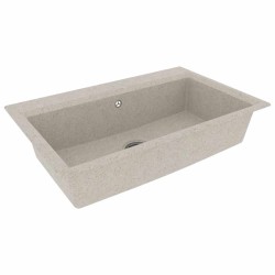 Évier de Cuisine Beige 790x500x193 mm Granit 