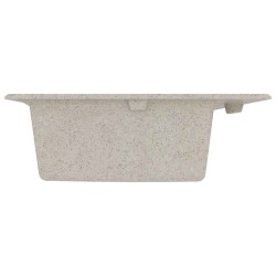 Évier de Cuisine Beige 790x500x193 mm Granit 