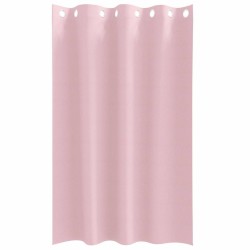 Rideaux avec des rideaux 2 pcs Rose bébé 175 x 140 cm Polyester 