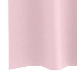 Rideaux avec des rideaux 2 pcs Rose bébé 175 x 140 cm Polyester 