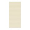 Store plissé crème 95x200 cm largeur du tissu 94,4 cm polyester 