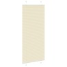 Store plissé crème 95x200 cm largeur du tissu 94,4 cm polyester 