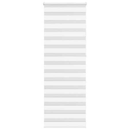 Store zèbre blanc 75x230 cm largeur du tissu 70,9 cm polyester 