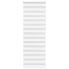 Store zèbre blanc 75x230 cm largeur du tissu 70,9 cm polyester 