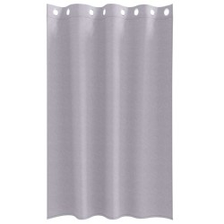 Rideaux 2 pcs Gris métallique 175 x 140 cm Polyester 