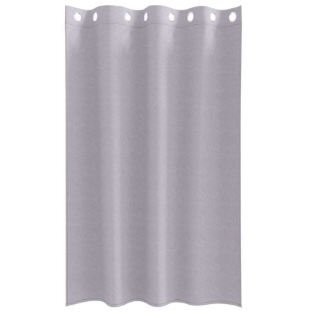 Rideaux 2 pcs Gris métallique 175 x 140 cm Polyester 