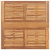 Table à dîner pliable de jardin Ø90x75 cm Bois de teck solide 