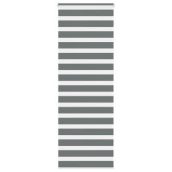 Store zèbre gris foncé largeur du tissu 70,9 cm polyester 