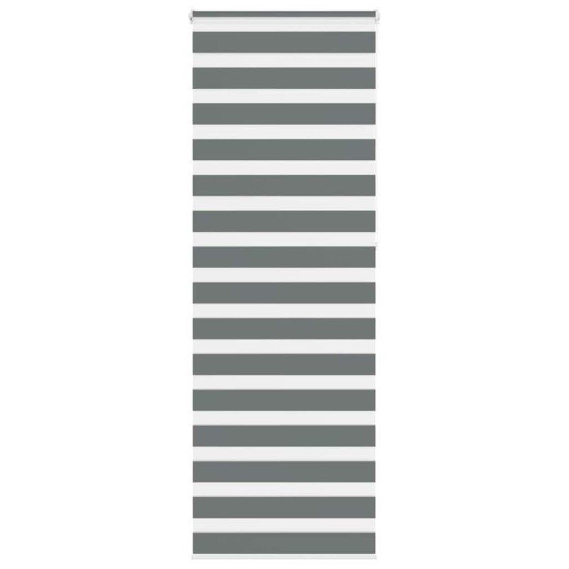Store zèbre gris foncé largeur du tissu 70,9 cm polyester 