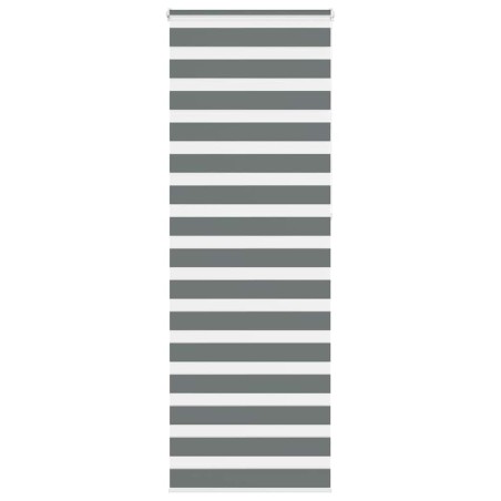 Store zèbre gris foncé largeur du tissu 70,9 cm polyester 