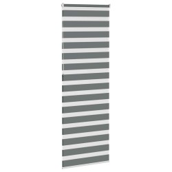 Store zèbre gris foncé largeur du tissu 70,9 cm polyester 