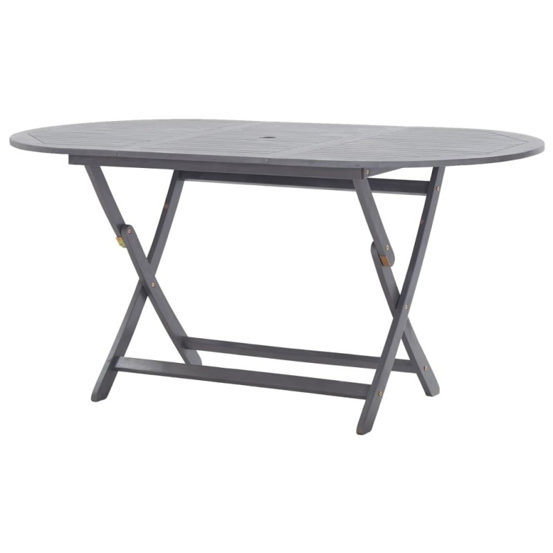 Table de jardin pliable 160x85x75 cm Bois d'acacia massif Table de jardin pliable 160x85x75 cm Bois d'acacia massif