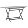 Table de jardin pliable 160x85x75 cm Bois d'acacia massif 
