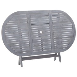 Table de jardin pliable 160x85x75 cm Bois d'acacia massif 