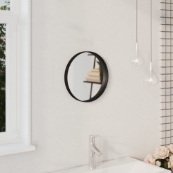 Miroir mural Noir 30 cm 